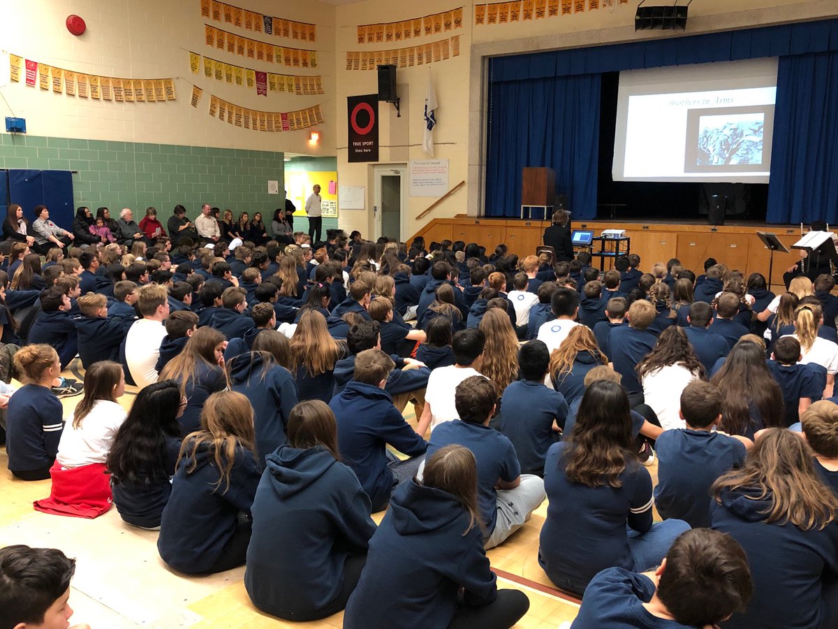 ASPS_HWDSB's tweet image. We Are Grateful. Remembrance Day Assembly ⁦@ASPS_HWDSB⁩