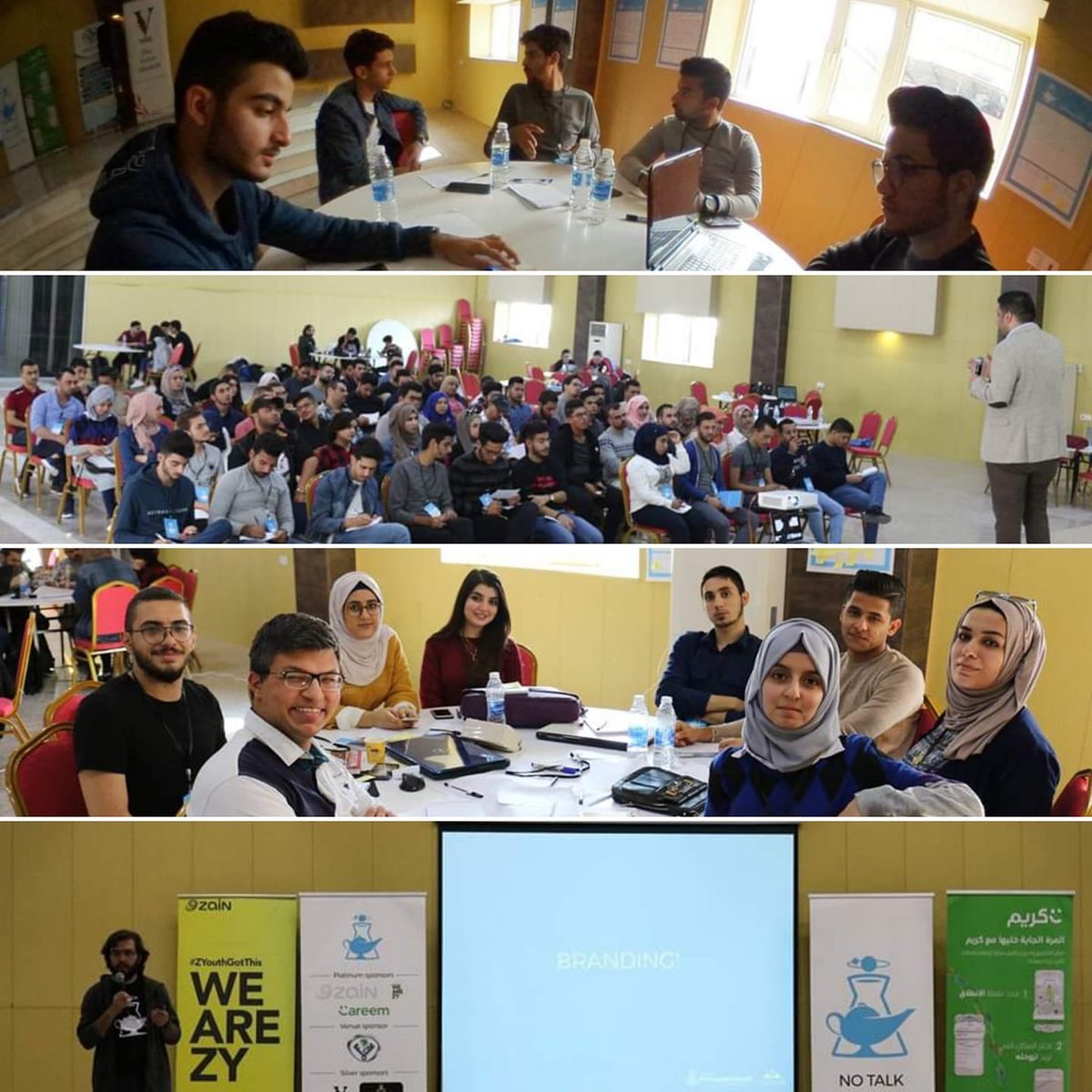 SWBaghdad's tweet photo. انتهى اليوم ثاني وكان يوم مليان بالجهد المثمر.
Day two is over and it was filled with energy and creative ideas.
_______________________________
#SWBaghdad #TGSW #ZainIraq #Careem #ZYouthGotThis https://t.co/T3QCwVVhc5