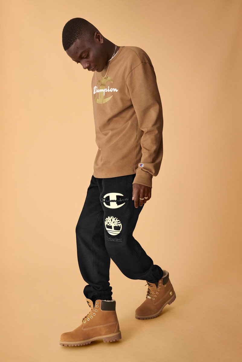 men's timberland x champion 6 shearling boots