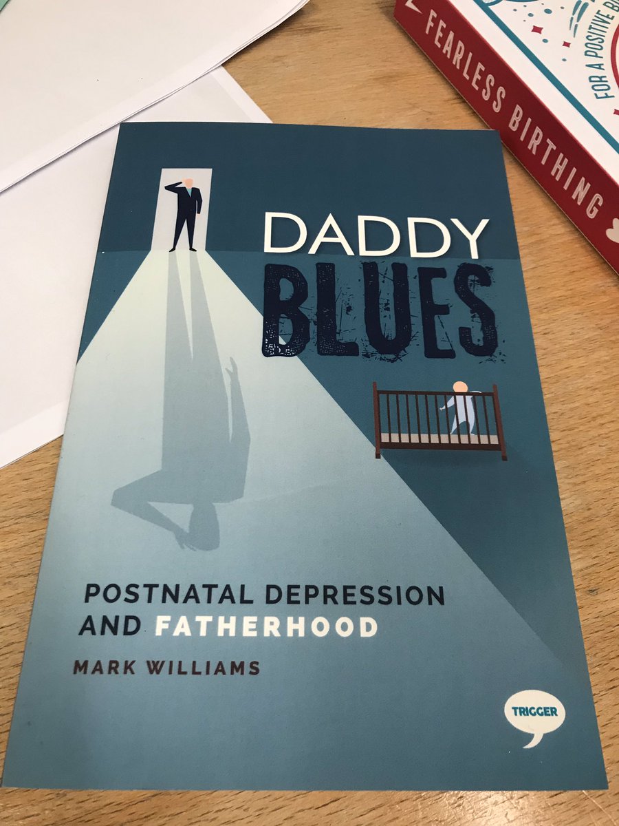 This might be one of the most insightful books I have ever read. Im so glad you put your experiences down and improve understanding - looking forward to having dads in our new peer support group @MarkWilliamsFMH thank you  #daddyblues #paternal #howareyoudad #postnatalDepression