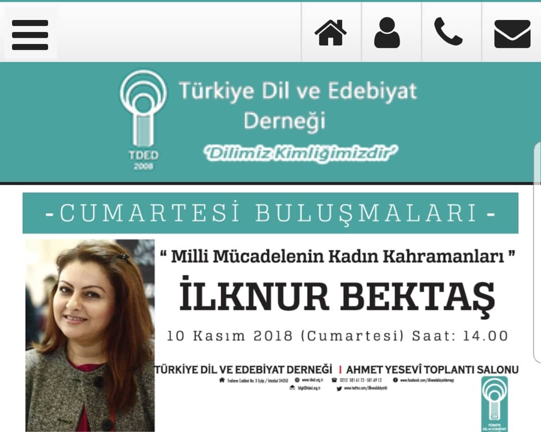 ilknurbektas's tweet photo. İstanbuldaki dostları bekleriz.
#Eyüpsultan #Diledebiyat   ve #cumartesi #öğlen #saat 14.00 #MilliMücadeleKadınları 
#10Kasım #MustafaKemal #Atatürk ve  #kahramanlara  #vefa #anma günü etkinliği https://t.co/N52wesI8vY