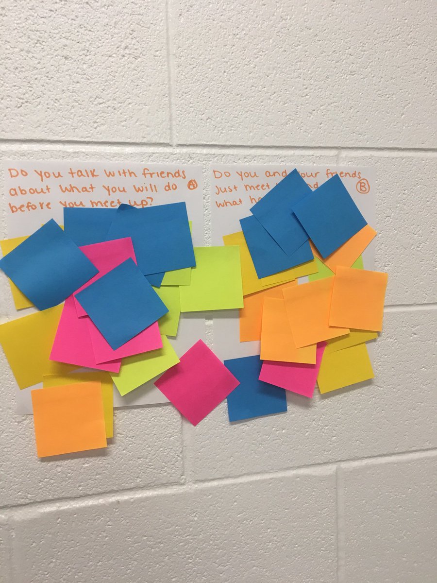 MrsSeal_LCPS's tweet photo. 6th block students thought about short- and long-term planning during our 2nd health rotation with a sticky note activity! #goalsetting #healthed https://t.co/fQL5oAYqYx
