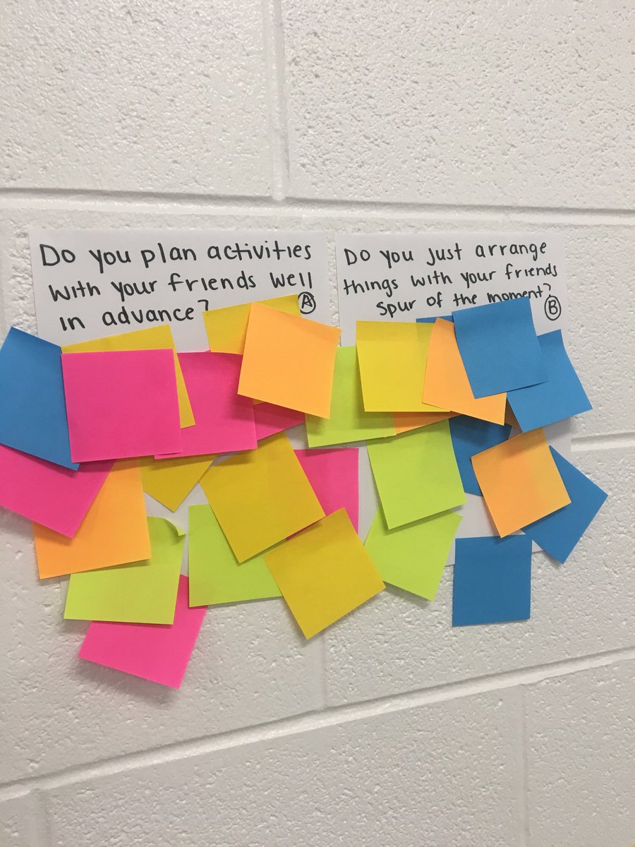 MrsSeal_LCPS's tweet photo. 6th block students thought about short- and long-term planning during our 2nd health rotation with a sticky note activity! #goalsetting #healthed https://t.co/fQL5oAYqYx