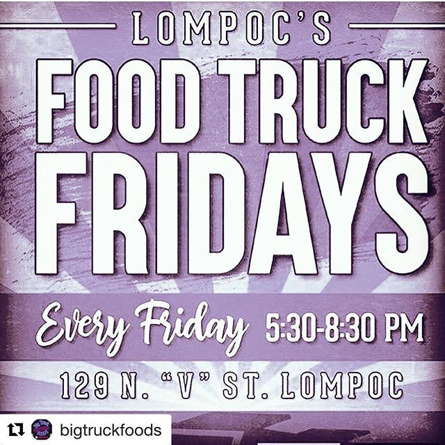 Lompoc_eats's tweet image. #Repost @bigtruckfoods
・・・
Tomorrow is #foodtruckfridays where we’ll be serving up our signature dishes, come see us and try our 🔥 Asada Fries, we can’t wait to see you. 5:30pm - 8:30pm 129 North V street. #lompoc #lompocca #lompoccalifornia #lompocl… ift.tt/2zEIiKq