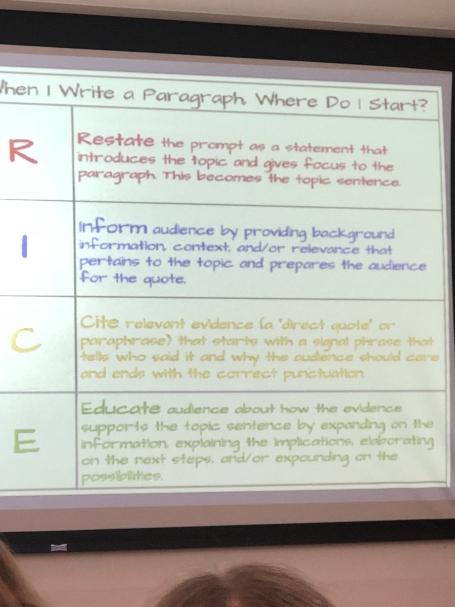Hilarious, but true meme &amp; excellent presentation on RICE paragraphs by the <a href="/PG_Vikings/">Pleasant Grove High </a> English Department! <a href="/UCTELA/">UCTELA</a> #UCTE2018
