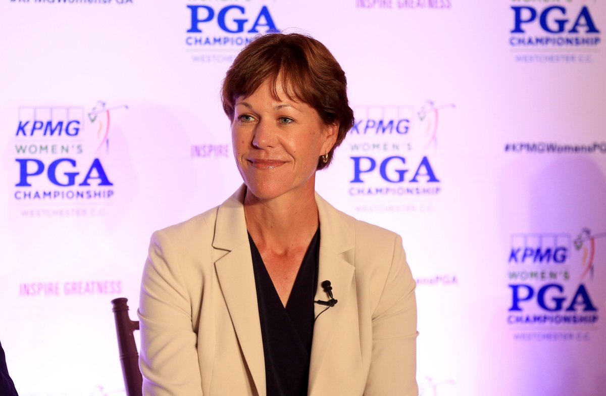 LPGA (@lpga) on Twitter photo Among all the applause, high fives and accolades, there are 13 LPGA founders, hundreds of players and teachers as well as millions of fans who are so very proud of you!
Congratulations to <a href="/suzywhaley/">Suzy Whaley</a>, the first female president of <a href="/PGA/">PGA of America</a> in its 102 year history. Among all the applause, high fives and accolades, there are 13 LPGA founders, hundreds of players and teachers as well as millions of fans who are so very proud of you!
Congratulations to <a href="/suzywhaley/">Suzy Whaley</a>, the first female president of <a href="/PGA/">PGA of America</a> in its 102 year history.