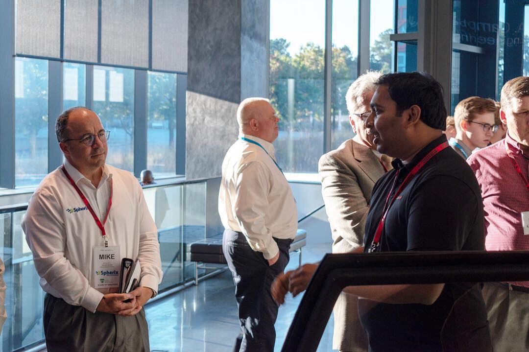 Clemson_SPE's tweet photo. Here are a few pictures from our 2nd Annual Fall Networking Night at CUICAR a couple of weeks ago. This was coordinated with SPE Carolinas and we also held a poster competition https://t.co/GDTc8obyLJ