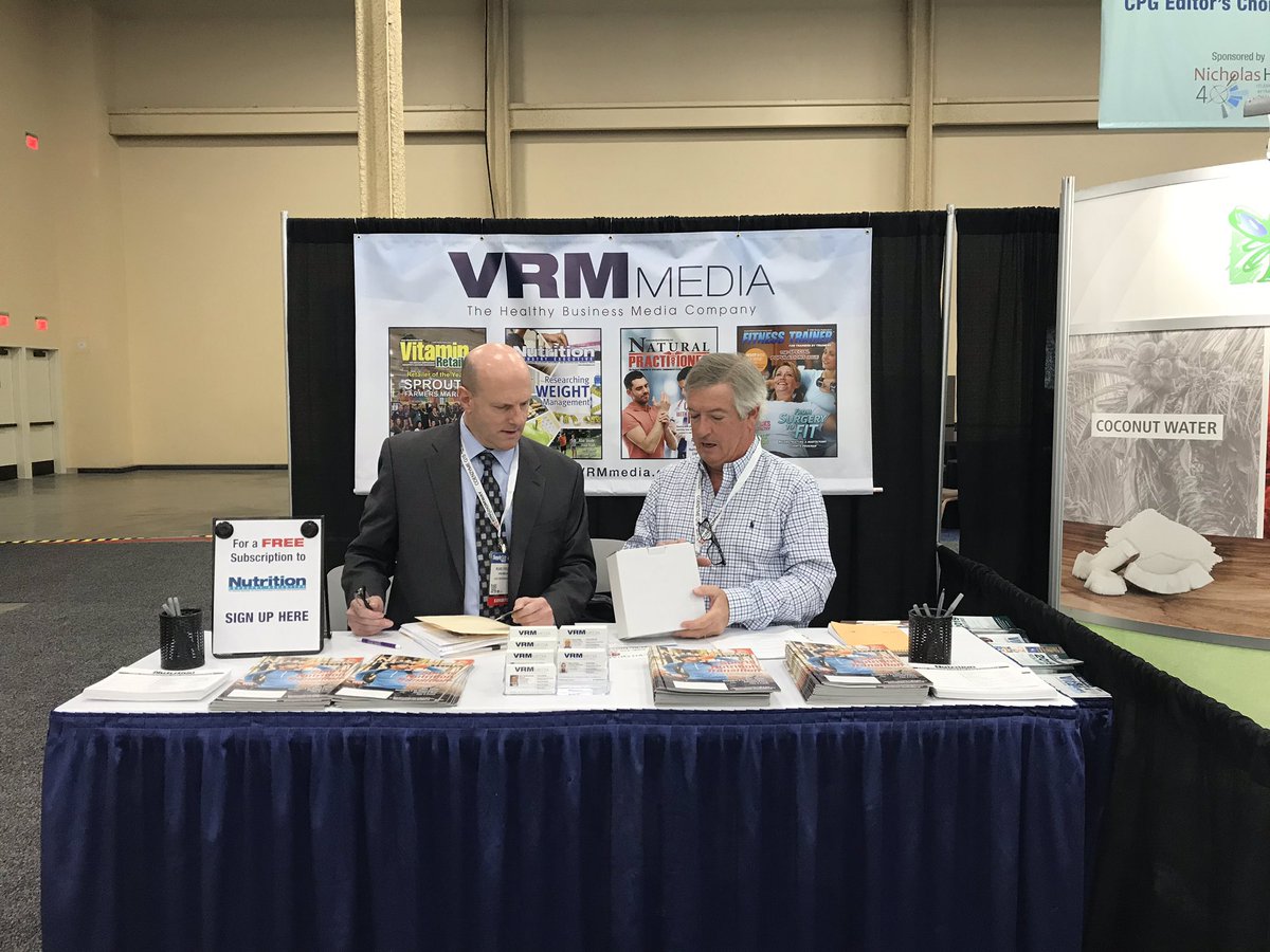 We will continue to be here at #SupplySideWest until 5 pm today. Visit us at booth 1124 to sign up for a free subscription of #NIE Magazine!