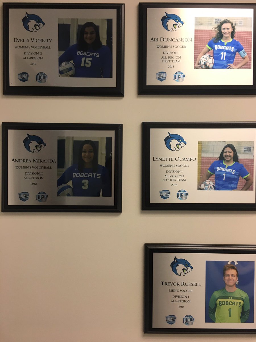 BobcatsWI's tweet photo. New plaques are up in the Bobcat Den showcasing our fall All-Region honors #bscbobcats #RegionIVAwards2018 https://t.co/Fl4haO7zeO