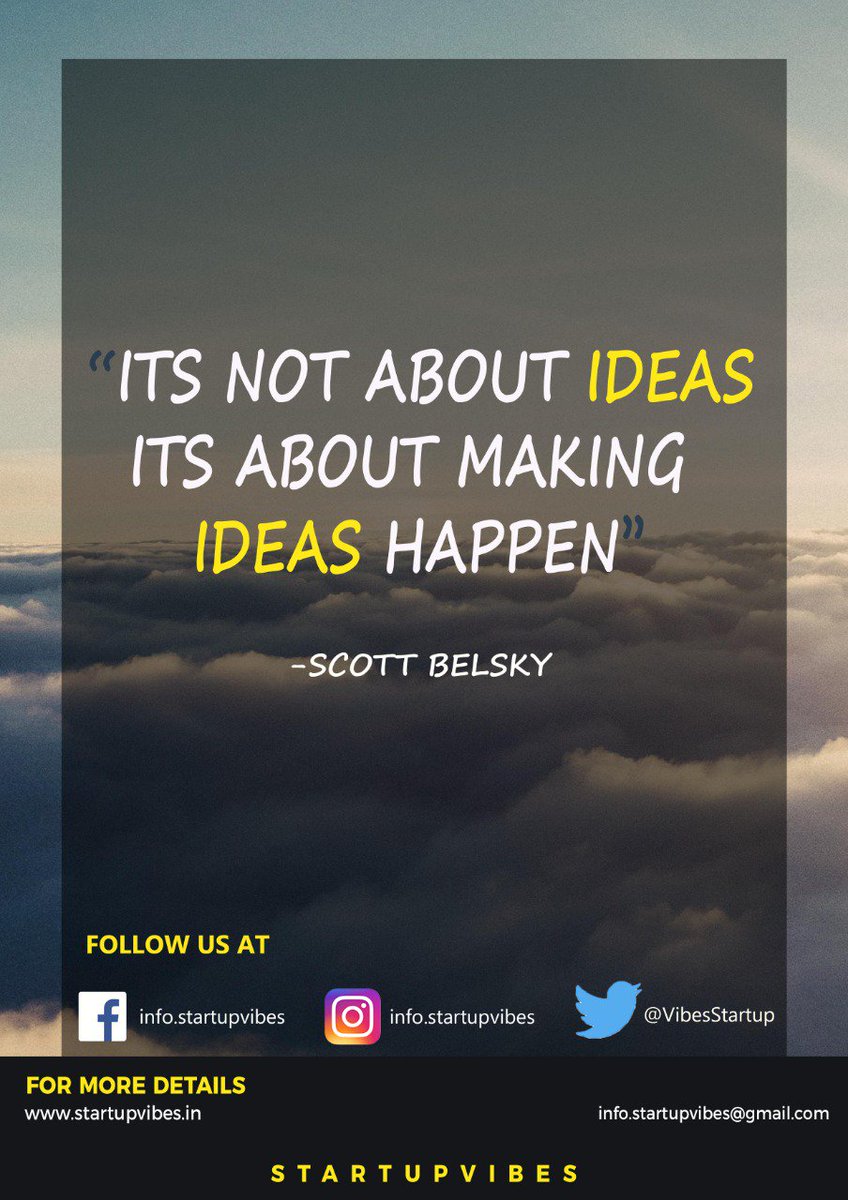 VibesStartup's tweet image. Want to witness your utopian dream turn into a practical reality? Pump in some zeal and pop in on to  StartupVibes! Let&apos;s boot up your startup!
#entrepreneur #entrepreneurs  #entrepreneurlife  #quoteoftheday #inspiredaily #inspiration #success #motivation #Inspirational #success