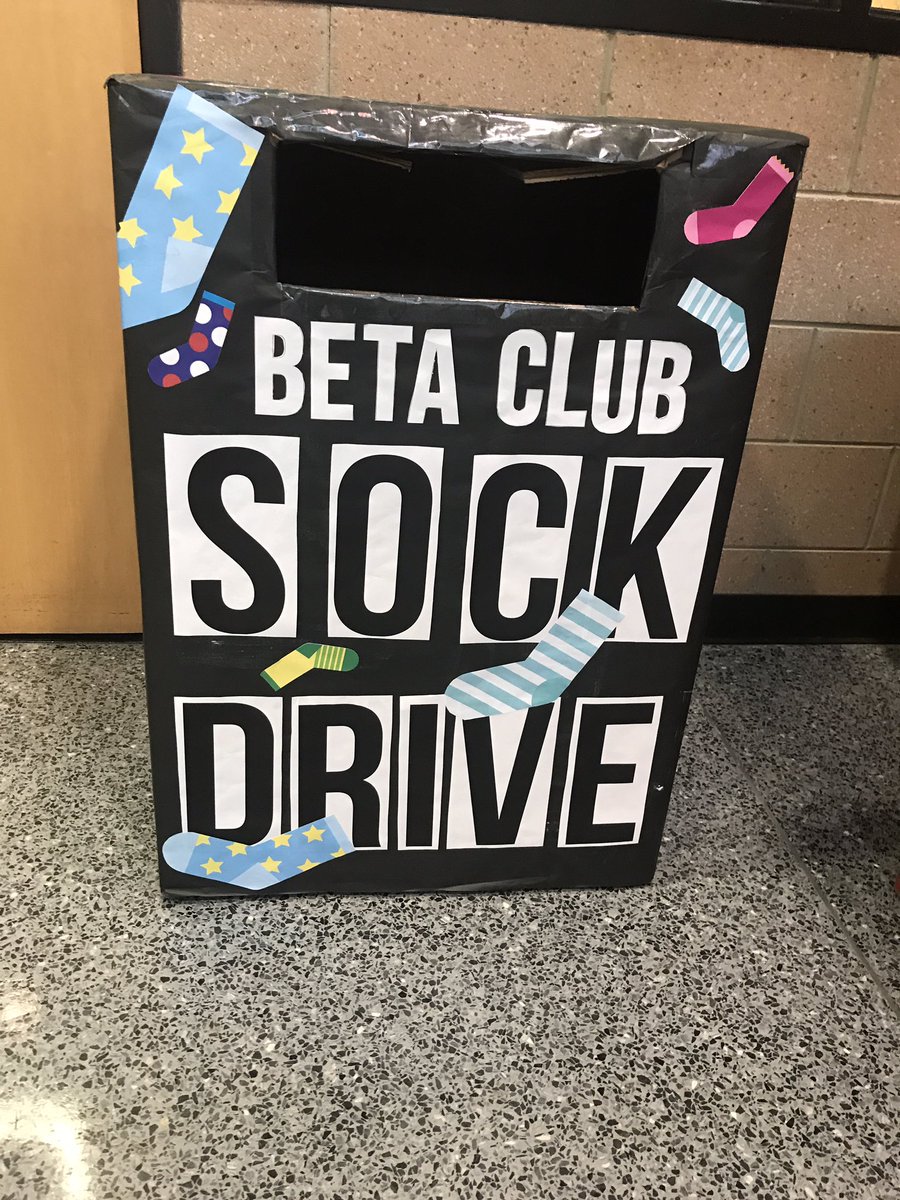 Are you coming to Mistletoe Market tomorrow?? If so, help the Beta Club and donate NEW socks to help the homeless!! Look for our box in the commons! <a href="/wakefieldhsptsa/">Wakefield HS PTSA</a> <a href="/WHSBETA1/">Wakefield Beta Club</a>