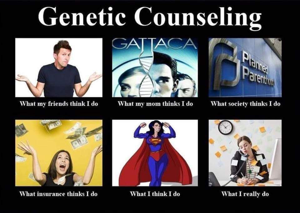 What do YOU think we do? #geneticcounselor #geneticcounselorawarenessday