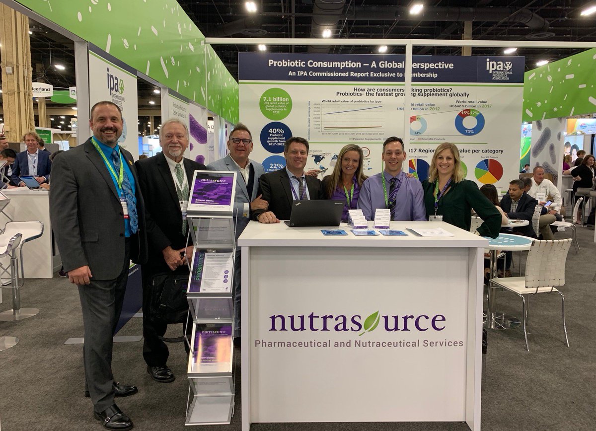 Nutrasource_NDI's tweet photo. Bright-eyed and bushy-tailed at our booth on day 2! #SSWExpo #ProbioticsResourceCenter @SupplySide https://t.co/OtY0LOOKY1