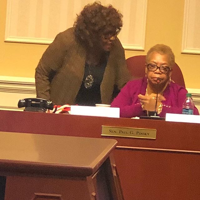 Senator Barbara Robinson attends the 23rd annual Legislative Black Caucus weekend in Annapolis, Md.  Senator Robinson listens to the speakers in the committee where she served, the Education, Health and Environmental Affairs. ift.tt/2zGLpS4