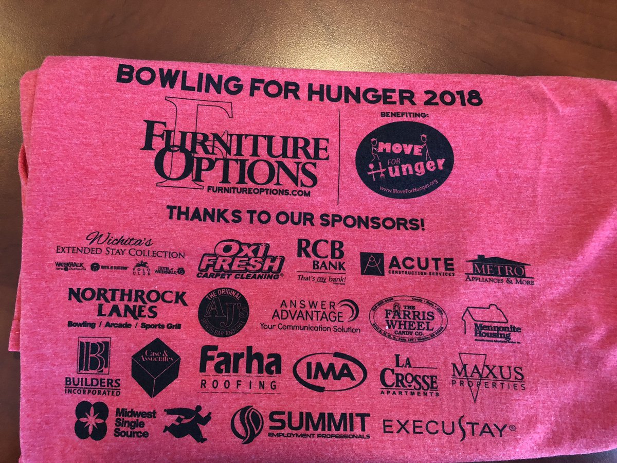 AnswerAdvantage's tweet image. We’re so excited to attend Bowling for Hunger 2018 presented by Furniture Options!!