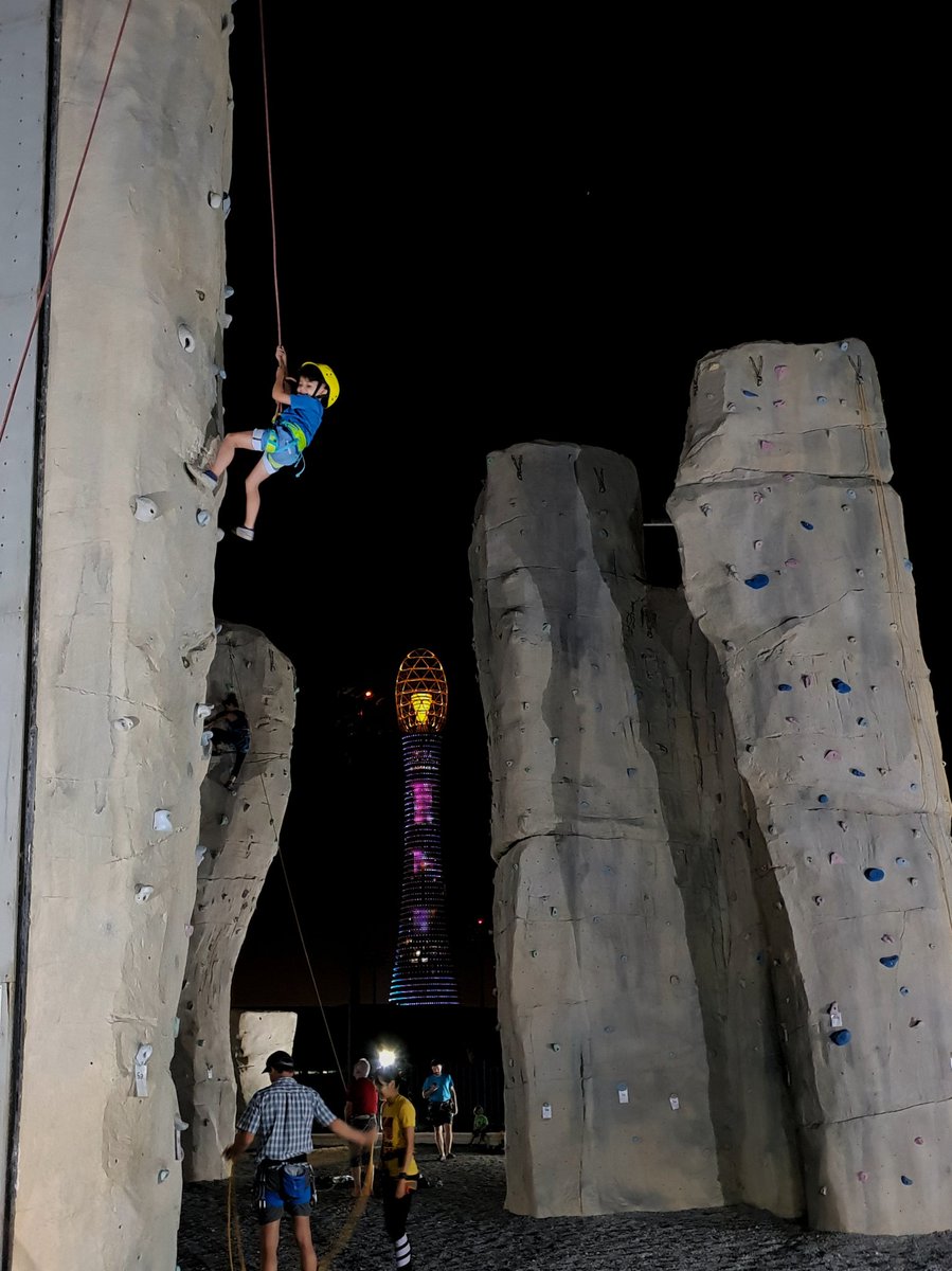 newindoha's tweet photo. Have you tried #rockclimbing in #Qatar? Was such a blast Esqalar Sports.
 https://t.co/vxhN52dGQ3

#newindoha https://t.co/PfUcZh7eLA