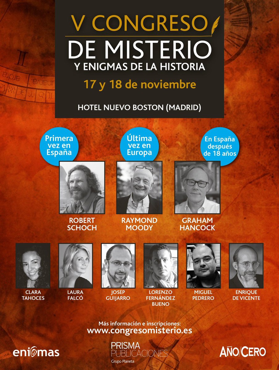 InformeInsolito's tweet photo. Se acerca el V Congreso de Misterios y Enigmas de la Historia ¿Aún no tienes tu entrada? ¡Entra en https://t.co/ohJ4vhcEQL y no te lo pierdas por nada del mundo! https://t.co/lHPvOkZTJA