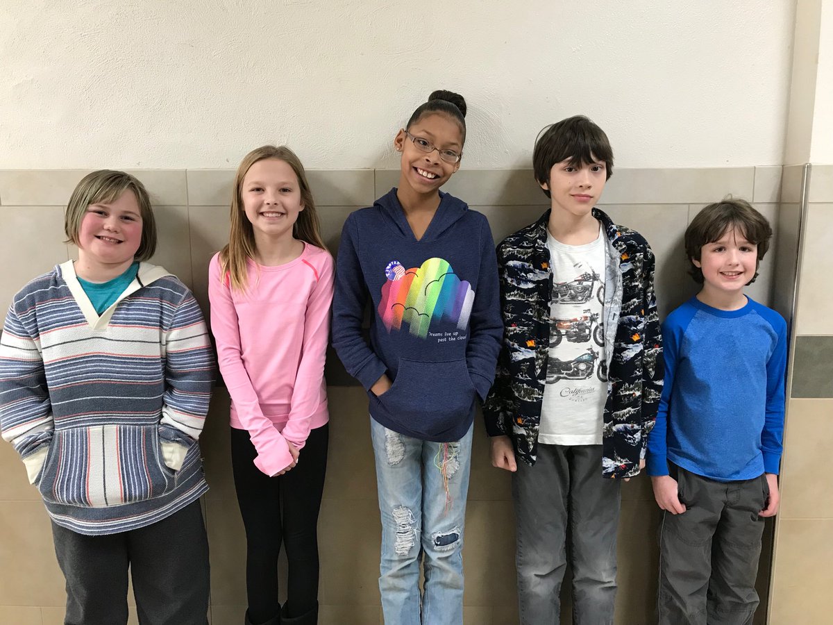 NatalieSawatzky's tweet image. These 5th Graders have grit - making them today’s #FridaysFinest!  They ask questions in their classrooms, stick with difficult things, put forth their best effort, and persist until they get it done. #ProudAP #KindSafeReady