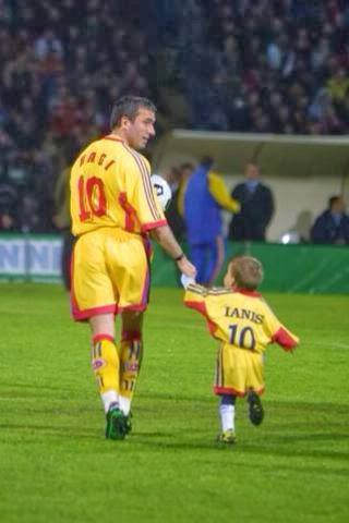 Today it was announced that young Ianis Hagi is part of his first ever Romania senior squad. That means he will follow in the footstep of his nation's greatest hero, and his own father, Gheorghe Hagi. Father Hagi had stints at Barcelona, Real Madrid and Galatasaray