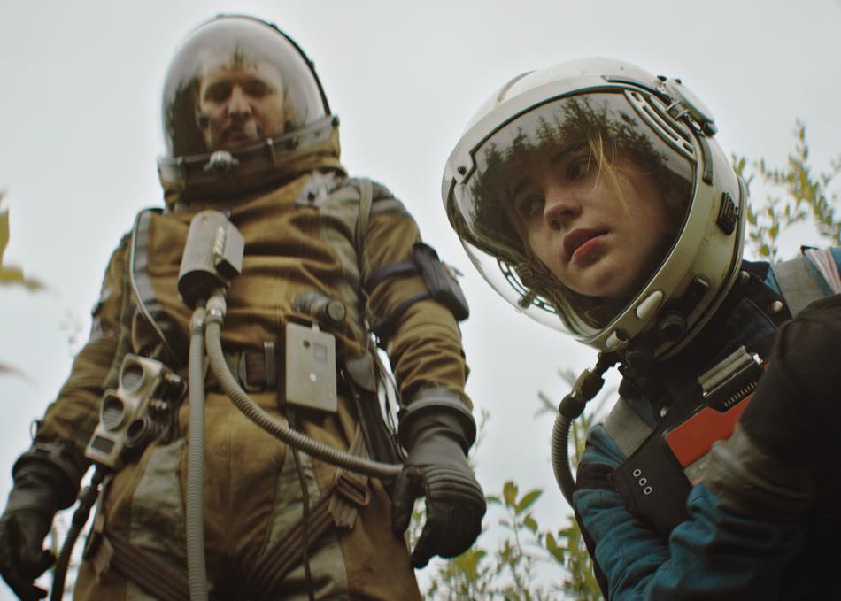 A teenage girl &amp; her father travel to a remote moon on the hunt for elusive riches, but the job quickly devolves into a desperate fight to escape. Watch the 2018 #SXSW World Premiere #Prospect in theaters now! ow.ly/HRGG30myZ1d
