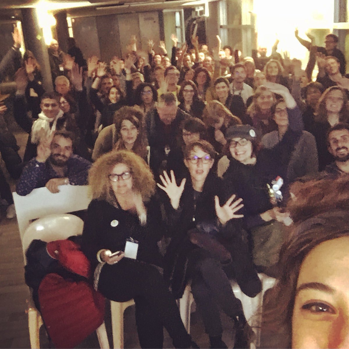 MsxPropice's tweet photo. Pendant ce temps-là au @PBALille ... @MuseomixNord sauce #selfie 🤳🏼 ! #museumworkers affamés https://t.co/g7jvdxInu3