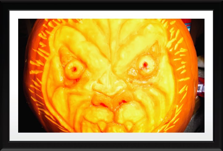 IvieInc's tweet photo. We had some awesome pumpkin submissions for this year’s contest! Here were our 4 winners in the funniest, scariest, most creative and best carved categories! https://t.co/gUWFLay5Ma