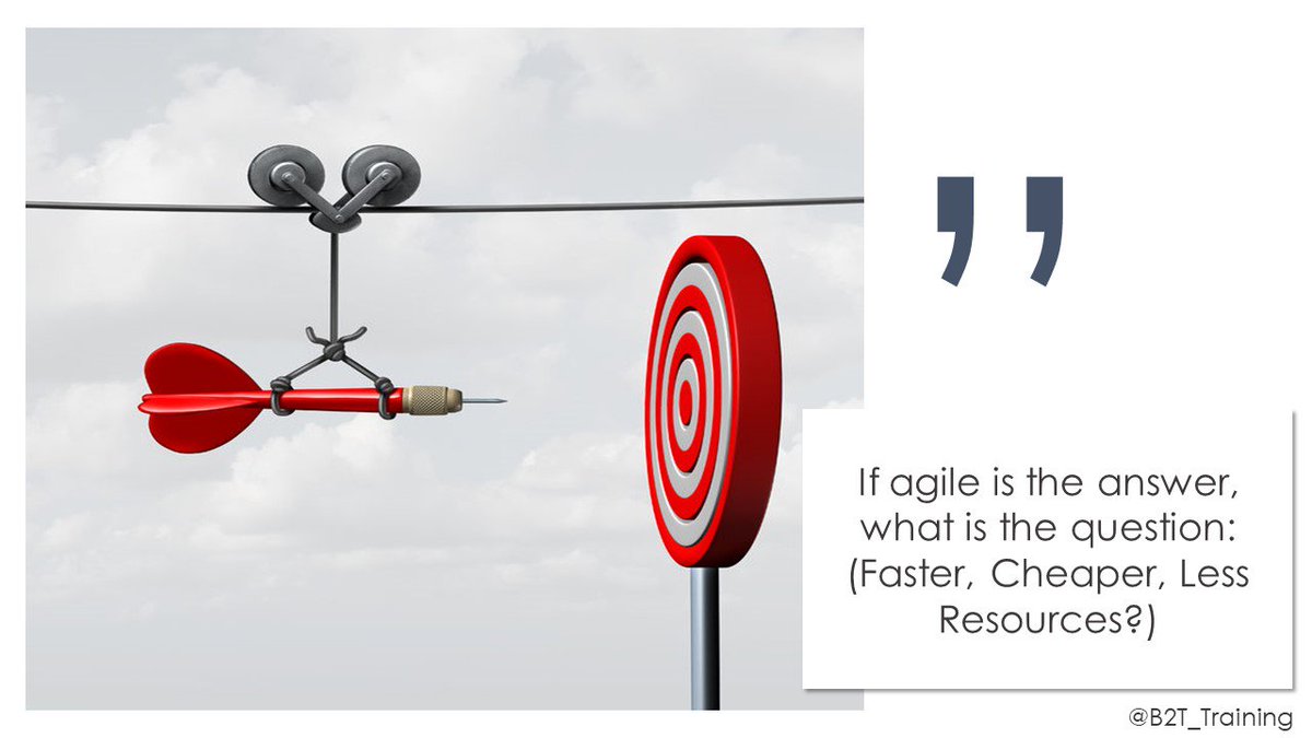 JacquelineOO7's tweet photo. Wrong Question - Wrong Answer! #BBCCon #BBCCon2018 Presentation - Agile Transformation a 16th Month Journey Get the Full Slide deck #DM or email jblackman@b2ttraining.com #agile #SAFe #scrum #Kanban #projectmanagement #pmot #waterfall https://t.co/GstnbaWQMi