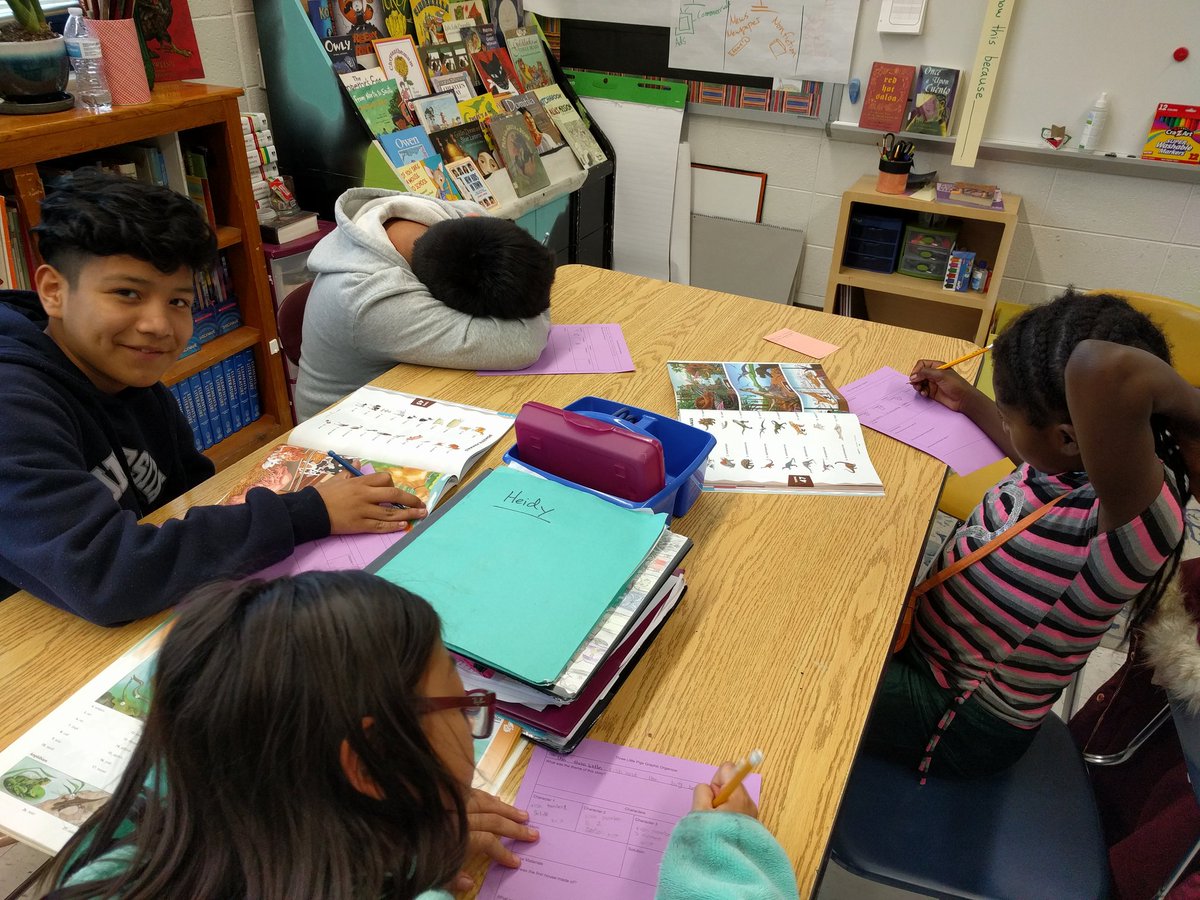 Today our newcomers worked on narratives based around the three little pigs and the three little aliens and the big bad robot. We used our picture dictionaries to support our writing. #ESL #mentortexts <a href="/DPS_ELA_middle/">DPS Middle SchoolELA</a> <a href="/Carrington_DPS/">Carrington Middle School (DPS)</a> <a href="/pmubenga/">Pascal Mubenga, PhD.</a>
