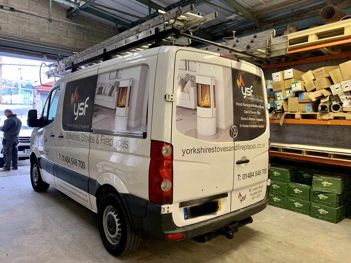 Another van all stickered up ready for a long winter @RAIS_ArtOfFire  <a href="/Passionforfires/">Robeys</a>