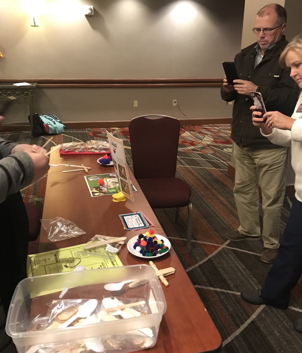 KySciTA's tweet photo. Science teachers experiment with putting on a great Family #ScienceNight that engages all members tackling challenges, engineering solutions, and working together at #KSTA2018 https://t.co/b8YPyDkXt7