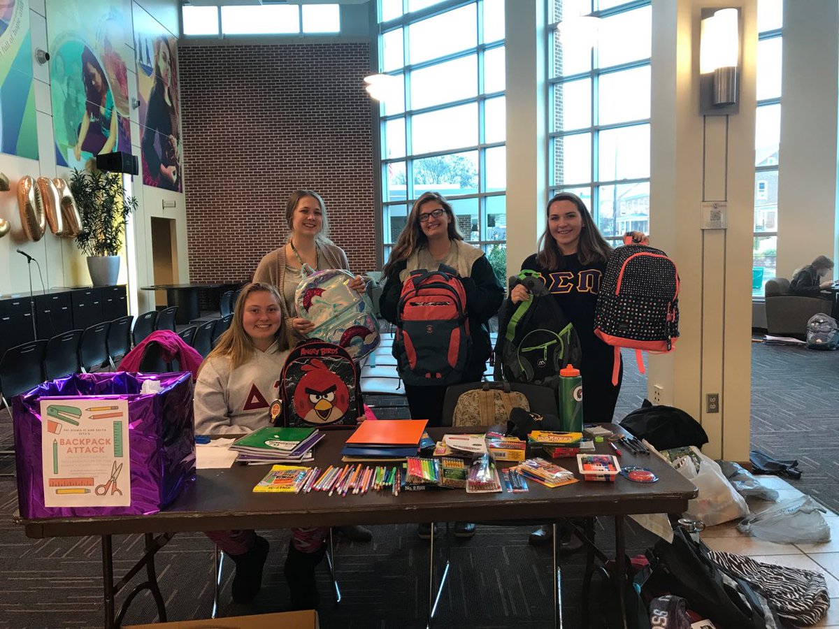 pspsigma's tweet image. Phi Sigma Pi and Delta Zeta backpack attack. #phisigmapi #deltazeta