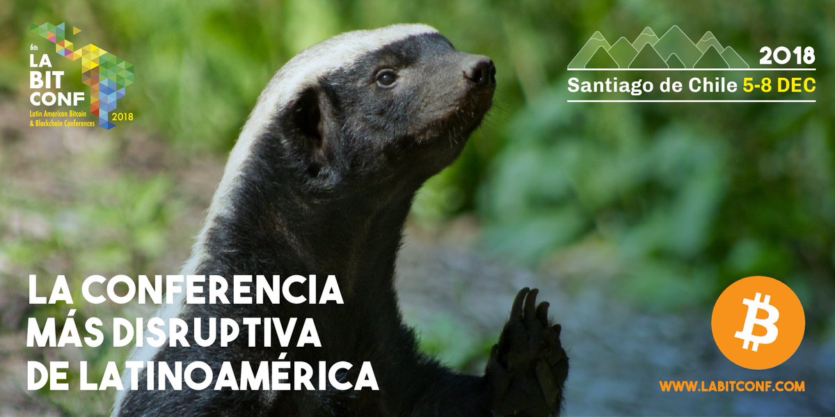 labitconf's tweet image. Sé el primero en saber de lo que hablará el mundo entero los próximos años. ¡No te quedes sin entrada! 🎫Tickets en labitconf.com/#tickets #LABITCONF2018 #blockchain #descentralization #honeybadger #Chile