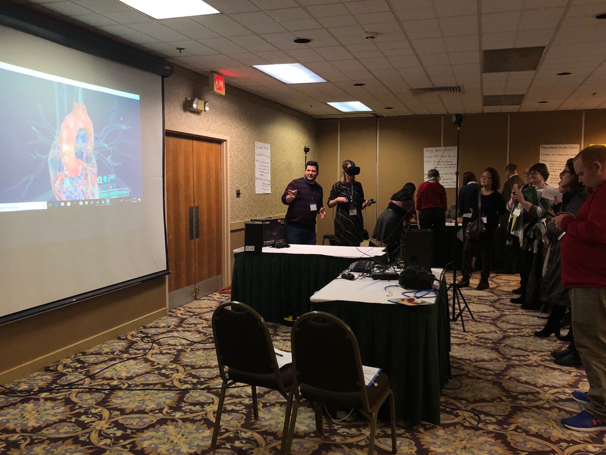 #IDLL showcasing teachers across IL using immersive learning experiences after a year of work! Amazing energy in a room full of educators!