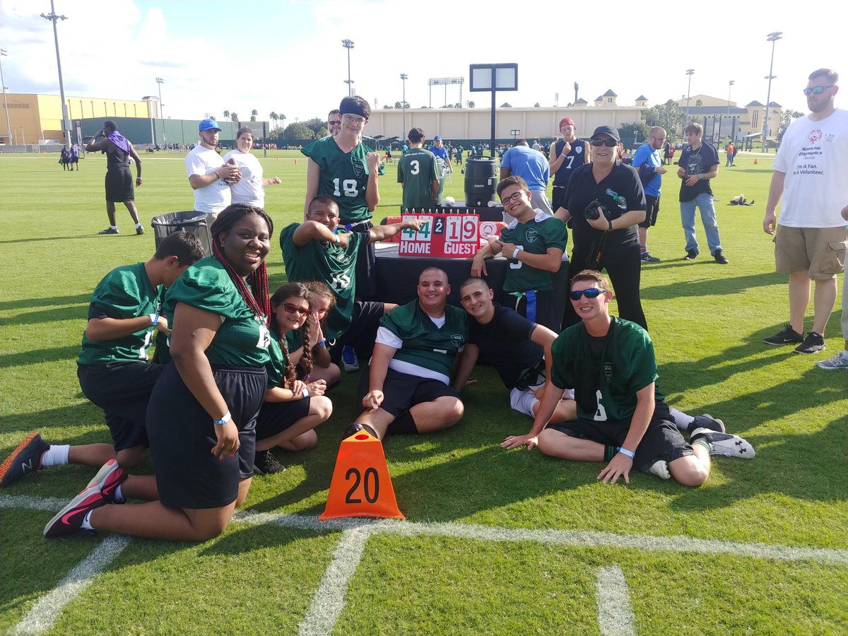 PRHSUnified's tweet photo. We won our first game 44 to 19. One more to go! @PalmettoRidgeHS https://t.co/ByvQ89RN9q