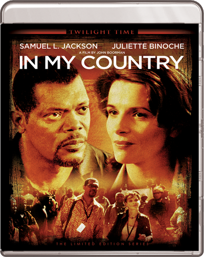 Culturalmentein's tweet photo. "In My Country": Juliette Binoche, Samuel L. Jackson y el director John Boorman frente al apartheid. Blu-ray Review @twilighttimedvd https://t.co/8397rdWN5R https://t.co/I28ziIHwxT