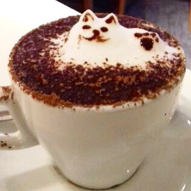 Notjustamumfrom's tweet photo. Love this #latteart @StarbucksUK @Starbucks https://t.co/pS74iKY8KX