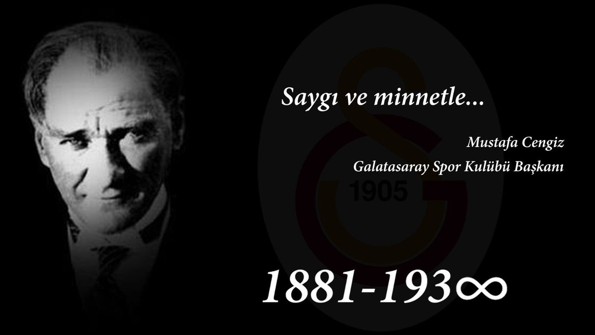 Saygı ve minnetle...

#10Kasım