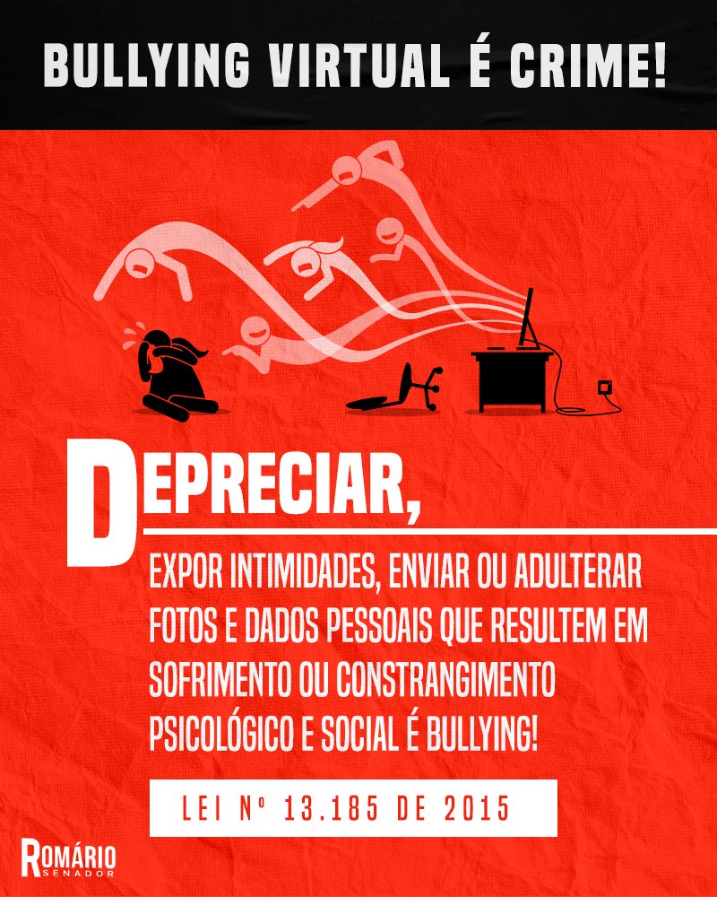 Romário on X: Hoje é comemorado 3 anos da Lei Antibullying