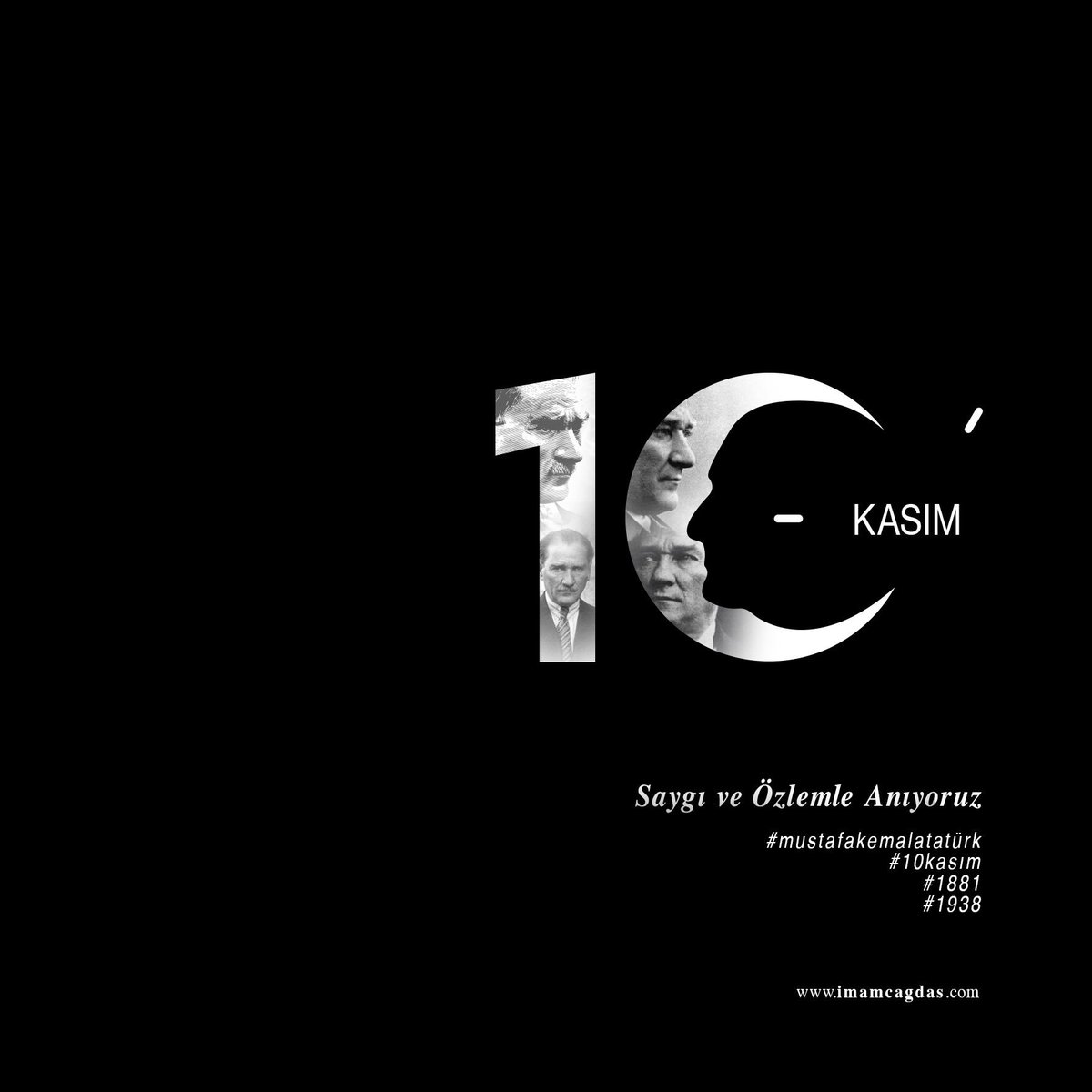 Gazi Mustafa Kemal Atatürk’ ün ebediyete intikalinin 80’inci Yıl Dönümünde Saygı ve Özlemle Anıyoruz. #MustafaKemalATATURK #mustafakemalpasa #18811938 #saygıylaanıyoruz