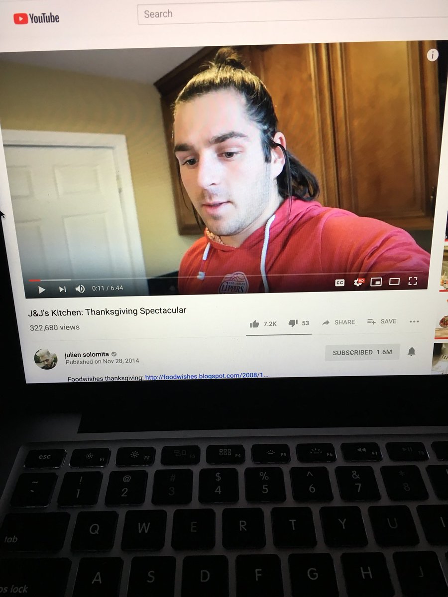 vicboutilier1's tweet photo. Was rewatching some old J&amp;J’s Kicthen episodes and realized that I have the same haircut now that Julien did 4 years ago https://t.co/SCMDweuz1A