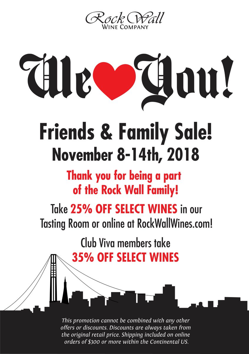 You are the best! Sharing is caring: rockwallwines.com/FriendsAndFami…
#rockwallwines #rockwallwinery #eastbaylove