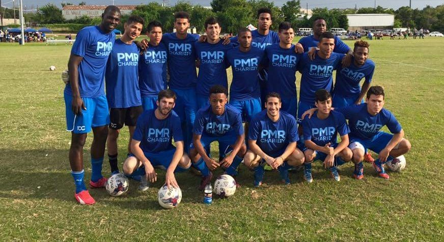 Flashback Friday:  Sporting @PMRCHARITY gear for Warm Ups. Incredible organization led by Vaqueros Team Doctor @omarselod that is doing great work in our community 💙👍💛