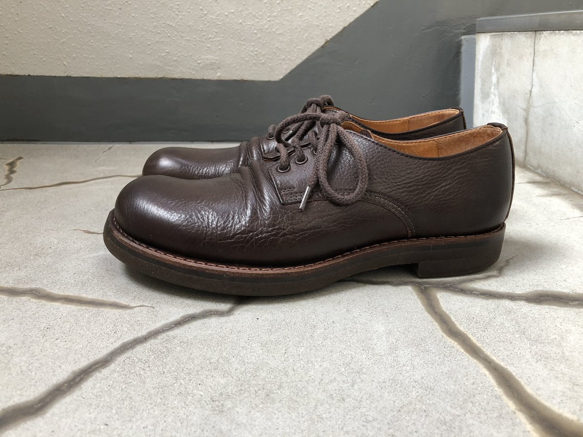 MR.OLIVE ウォータープルーフレザー ポストマンシューズ - 靴