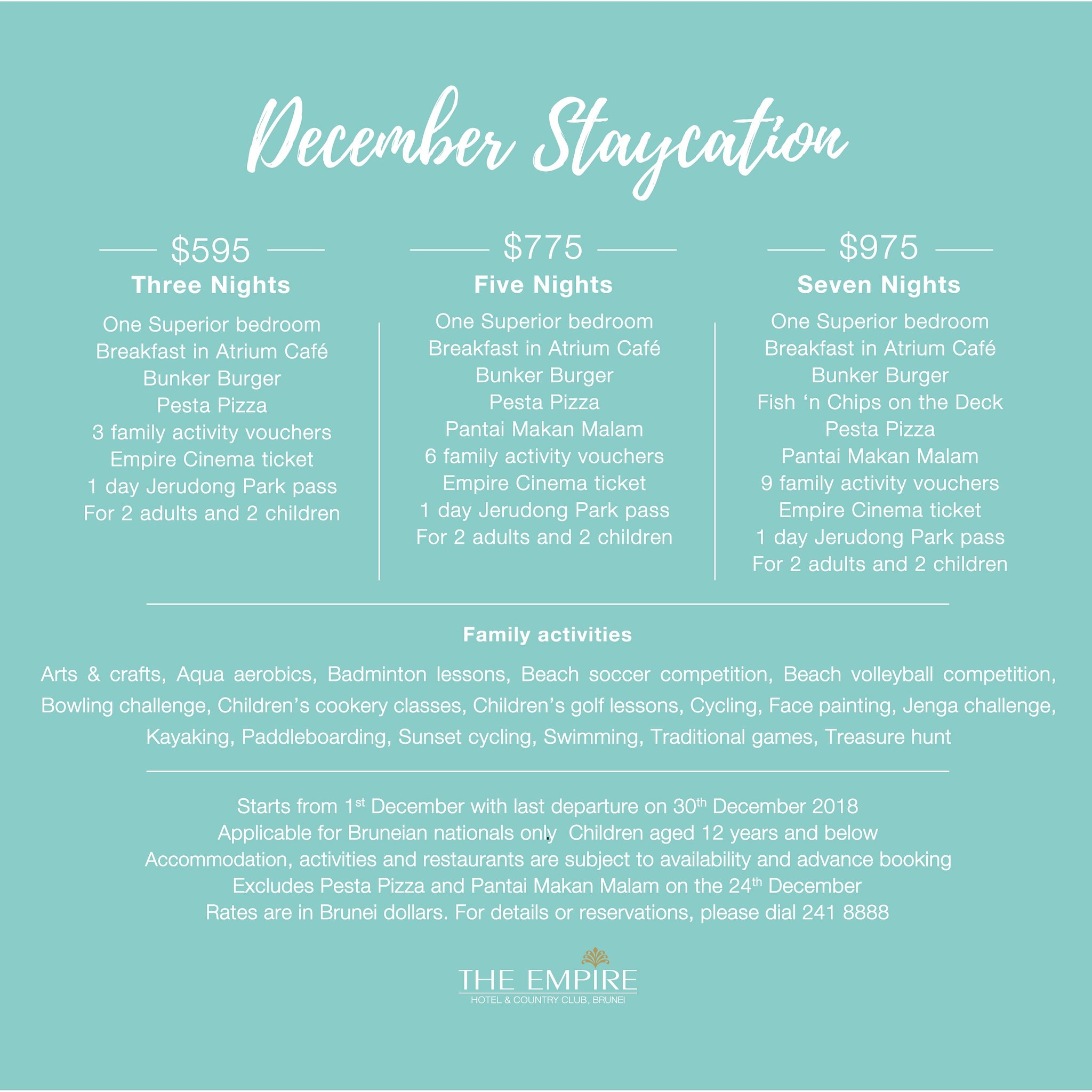 family activity vouchers