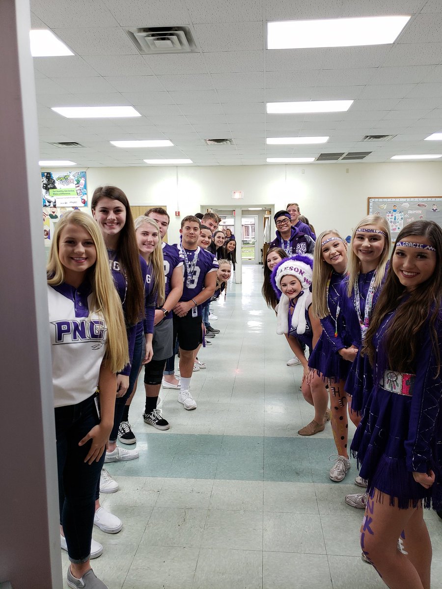Mrs_Haycock's tweet photo. These awesome kiddos visited Woodcrest today for an amazing MCM pep rally. #pngproud #pnghs #wcgrows https://t.co/s2CxDkCE82