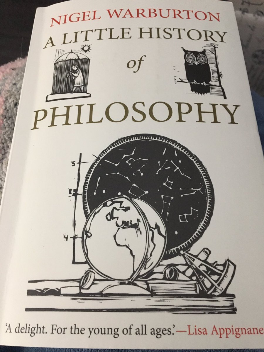 LindaTR2's tweet photo. Pumped about my new book! #philosophy #alittlehistoryofphilosophy #nigelwarburton https://t.co/vib6c6ZwBJ