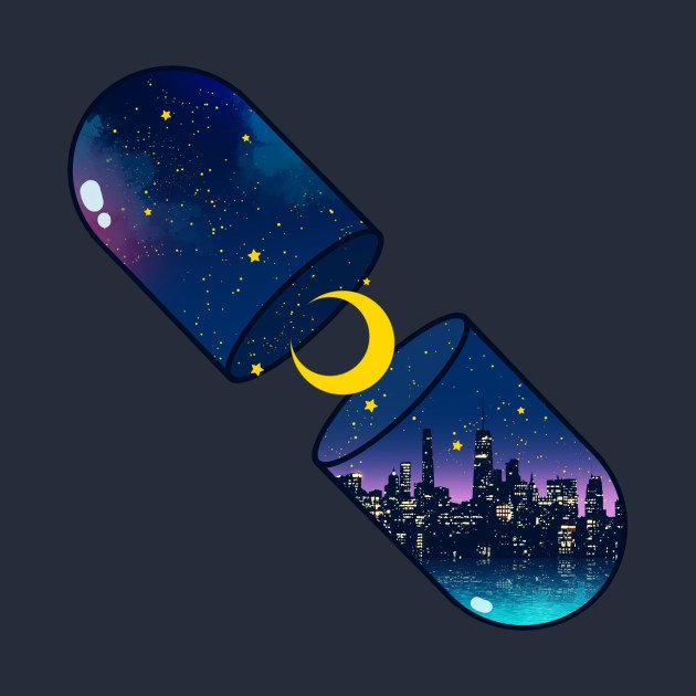 TeePublic's tweet image. No better vice🌙✨ Art by @SeerStuff 
#teepublic #digitalart #aesthetic #vaporwave #celestial
teepublic.com/user/seerlight