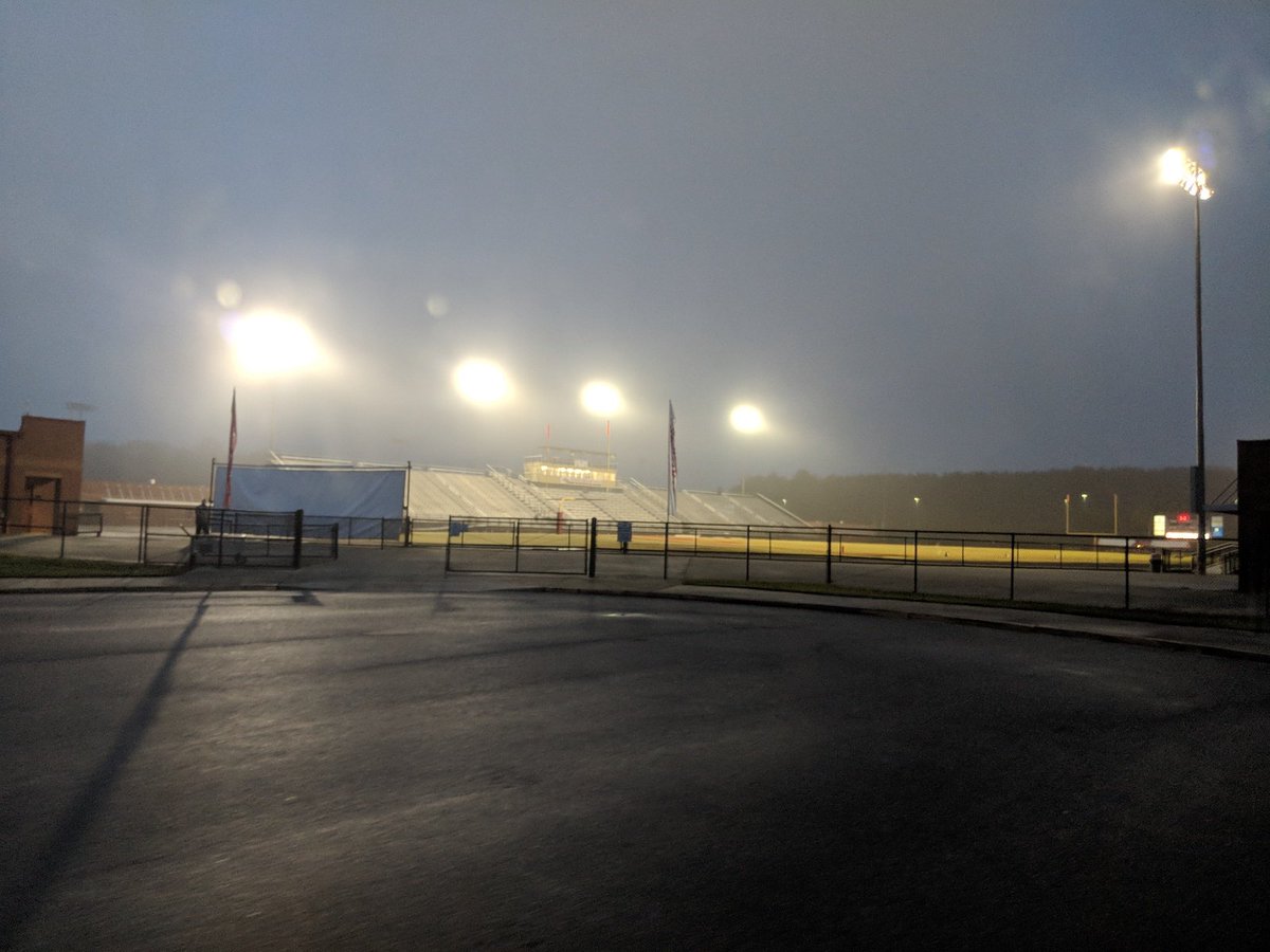 WalhallaHSFBall's tweet photo. Walhalla arriving South Pointe High School for tonight's contest with the Stallions. #BEaRAZORBACK #BeYourBest https://t.co/ctnh33Q4qC
