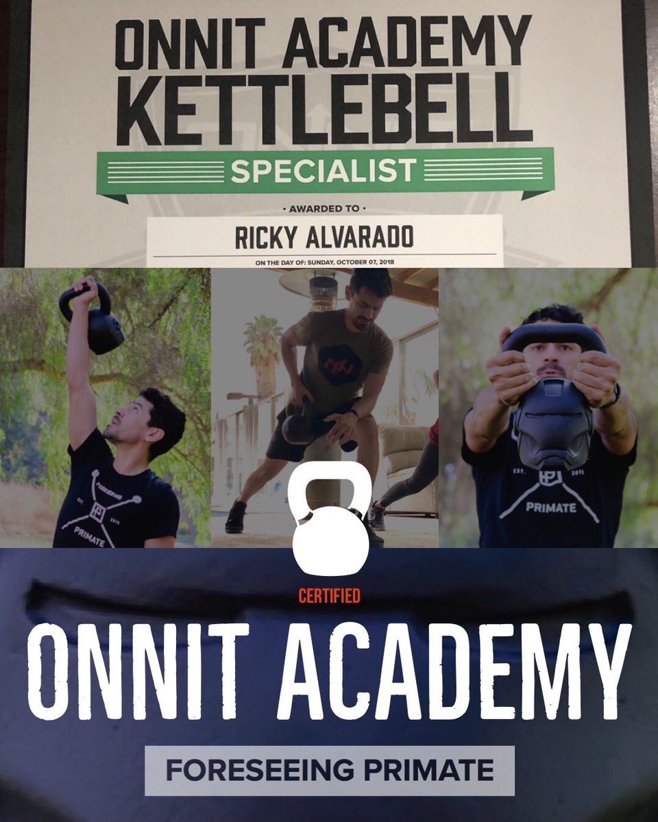F_Primate's tweet photo. Completely #honored for the opportunity to take a class with @primalswoledier and @mbodystrength . Learned so much and can’t wait to share what I learned with you all! #kettlebell #certified #ForeseeingPrimate 

https://t.co/IQnuzWof0M https://t.co/3YmExIBMc7