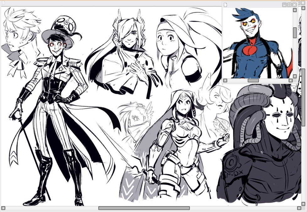 trying to sketch my way out of an art block aaaaa 
